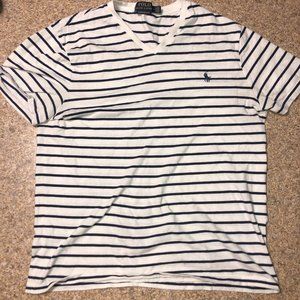 Striped Polo Ralph Lauren V neck T-shirt
